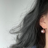 MERLOT Purple Pearl drop earrings - ZEN&CO Studio