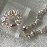 SUNFLOWER Keshi pearl bracelet - ZEN&CO Studio