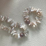 SUNFLOWER Keshi pearl bracelet - ZEN&CO Studio
