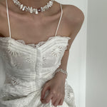 SUNFLOWER Keshi pearl necklace - ZEN&CO Studio