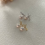 RAINIE Pearl stud earrings - ZEN&CO Studio