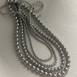 CHRISTINE Grey Pearl Necklace - ZEN&CO Studio