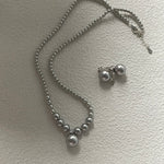 LAINEY Grey Pearl Necklace - ZEN&CO Studio