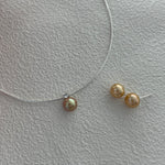 MANILA gold pearl stud earrings - ZEN&CO Studio