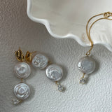 ROMAN HOLIDAY Pearl pendant necklace - ZEN&CO Studio