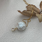 ROMAN HOLIDAY Pearl pendant necklace - ZEN&CO Studio