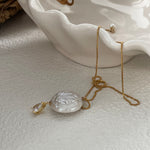 ROMAN HOLIDAY Pearl pendant necklace - ZEN&CO Studio