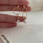 AGNES Asymmetric dangle earrings - ZEN&CO Studio