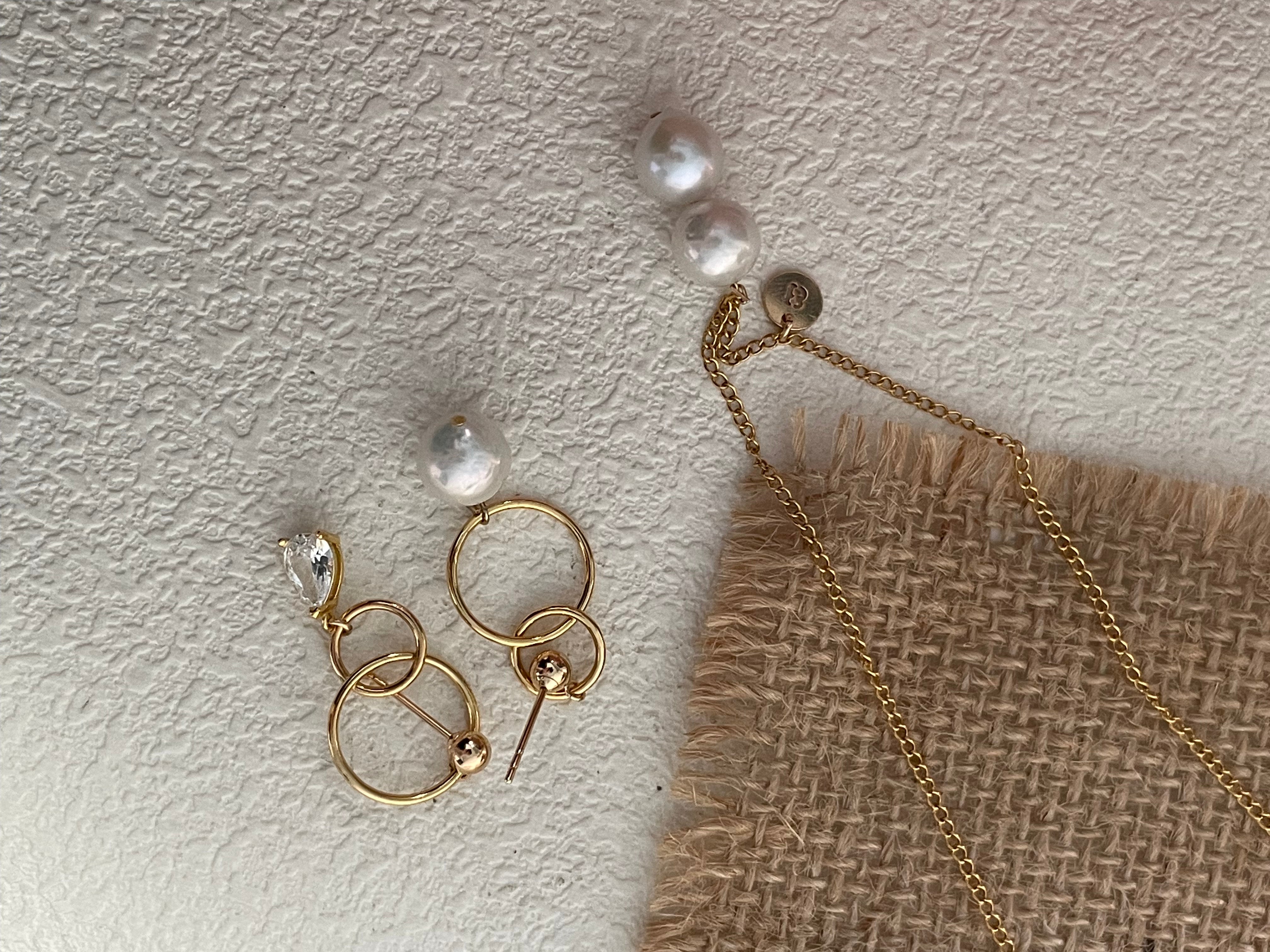 AGNES Asymmetric dangle earrings - ZEN&CO Studio