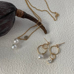 AGNES Asymmetric dangle earrings - ZEN&CO Studio