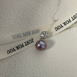 MERLOT Purple Pearl pendant necklace - ZEN&CO Studio