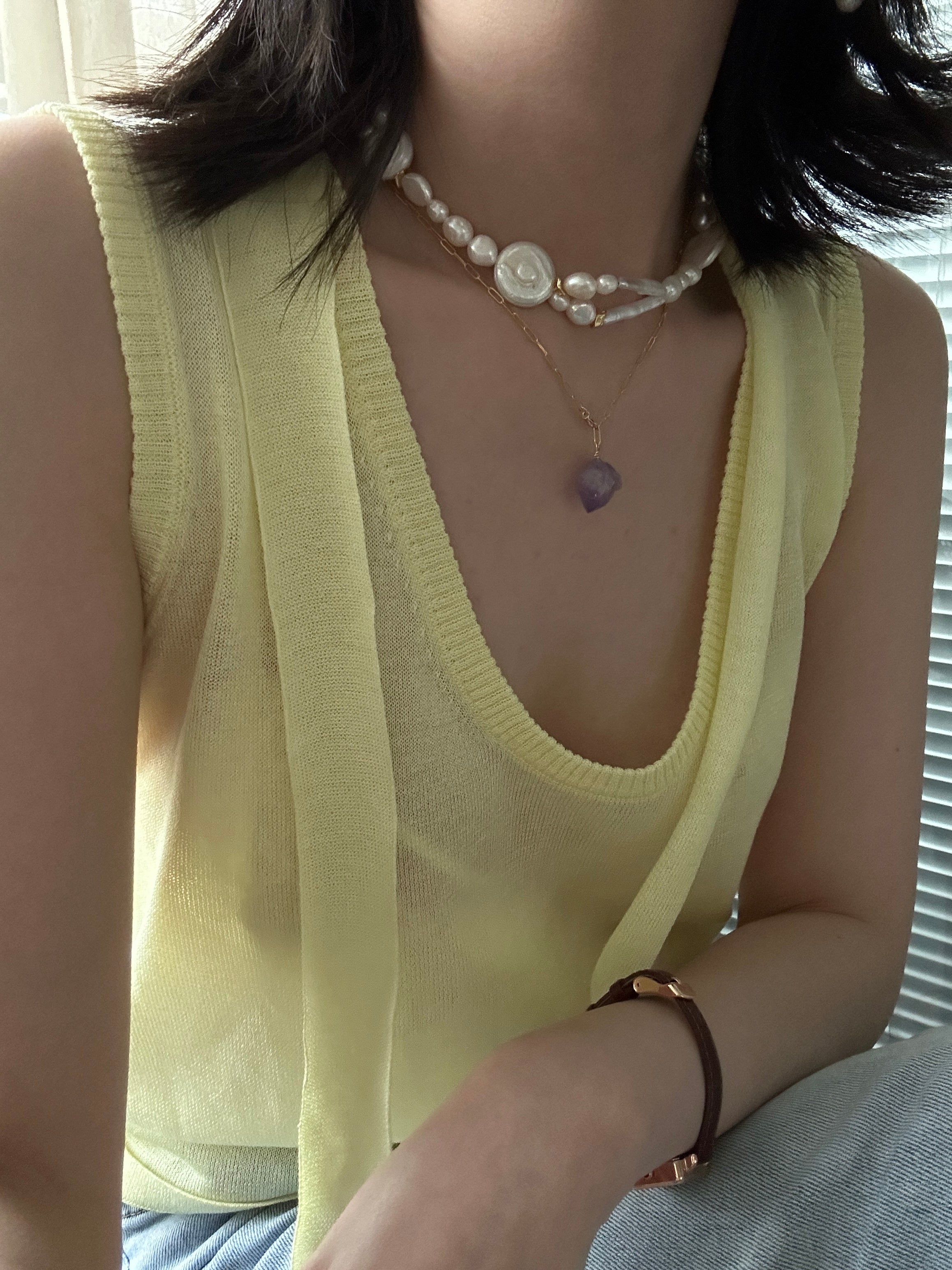 ROMAN HOLIDAY Pearl Choker - ZEN&CO Studio