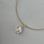 ALIYA Petal Pearl Pendant Necklace - ZEN&CO Studio