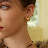 LOTUS Floral Stud Earrings