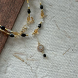 Rachel's Yellow Crystal Pendant Necklace
