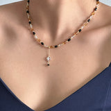 Rachel's Yellow Crystal Pendant Necklace