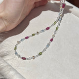 Monica's Colorful Dainty Stone Choker