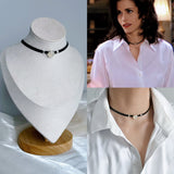 Monica´s White Chalcedony Choker