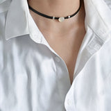 Monica´s White Chalcedony Choker