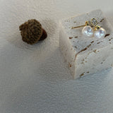 AUTUMN Pearl Stud Earrings