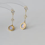 Phoebe´s Moonstone Drop Earrings