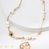 AZURA Dainty Pearl Ring