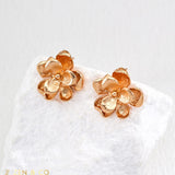 LOTUS Floral Stud Earrings