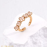 BECKY Floral Open Ring