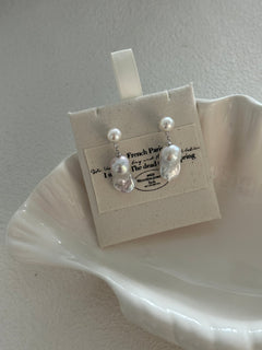 baroque pearl drop earrings