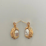 BIANCA Mother of pearl dangle earrings - ZEN&CO Studio