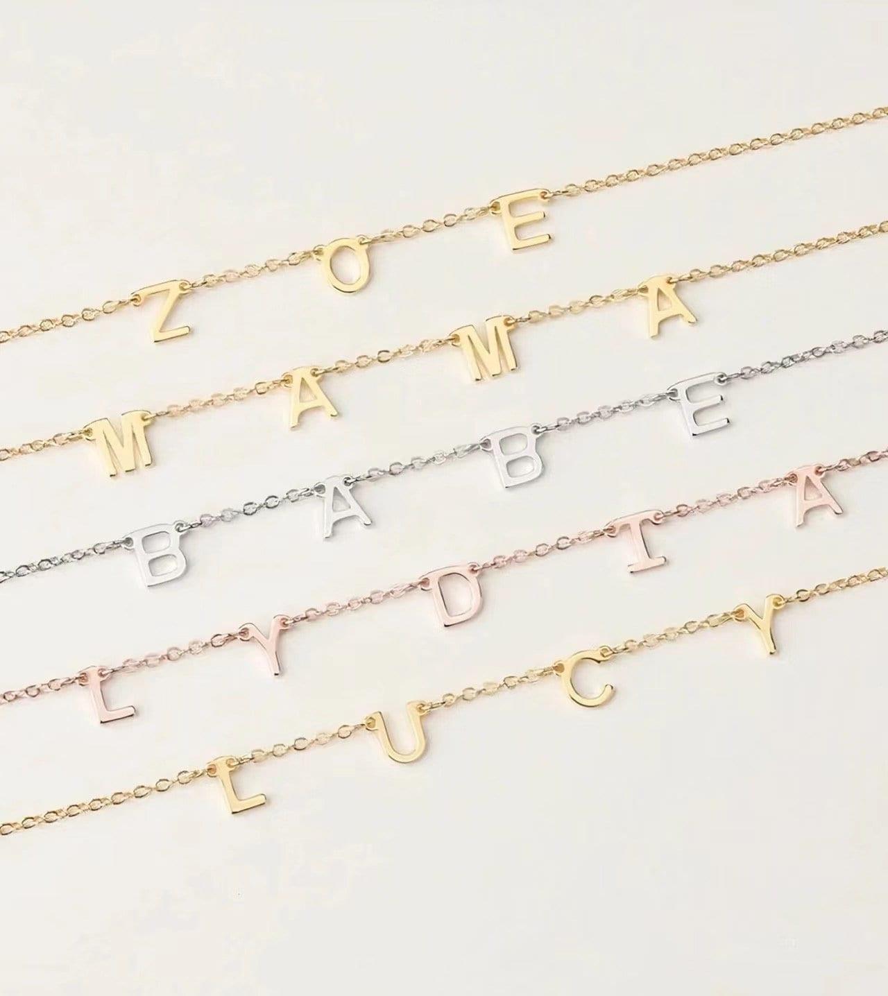 BROOKE Personalized Loose Letter Necklace - ZEN&CO Studio