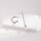 CELINE Asymmetric dangle earrings - ZEN&CO Studio