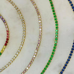 STEPHANIE Personazlied tennis necklace - ZEN&CO Studio