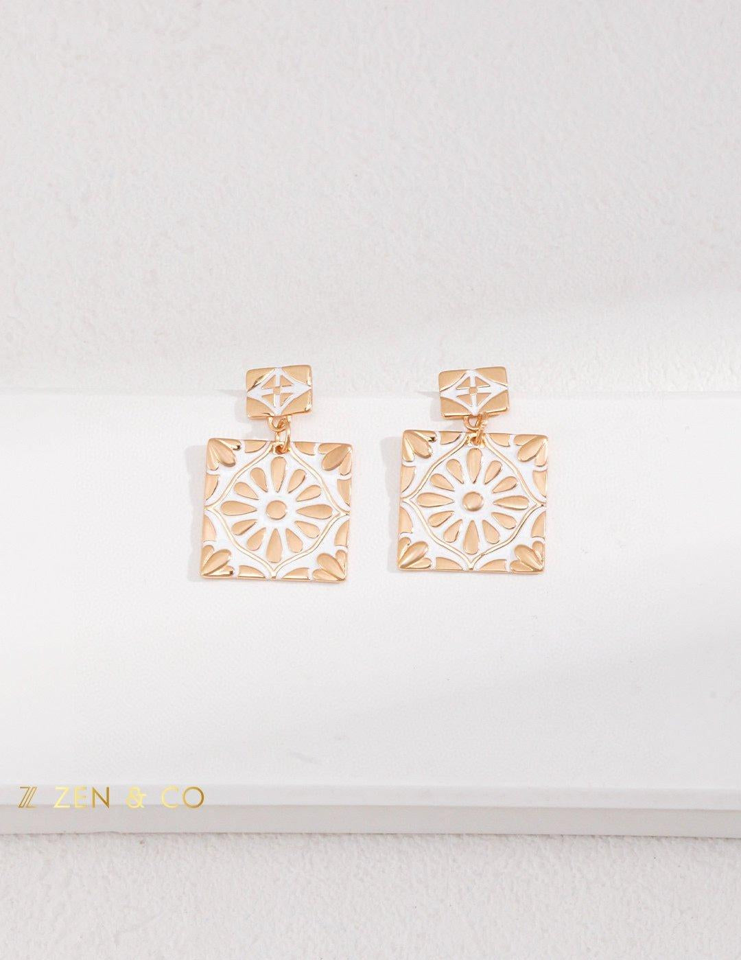 ZARAH vintage statement earrings - ZEN&CO Studio