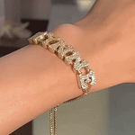 INDIE Personalized Nameplate charm bracelet - ZEN&CO Studio