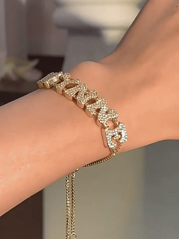 INDIE Personalized Nameplate charm bracelet - ZEN&CO Studio
