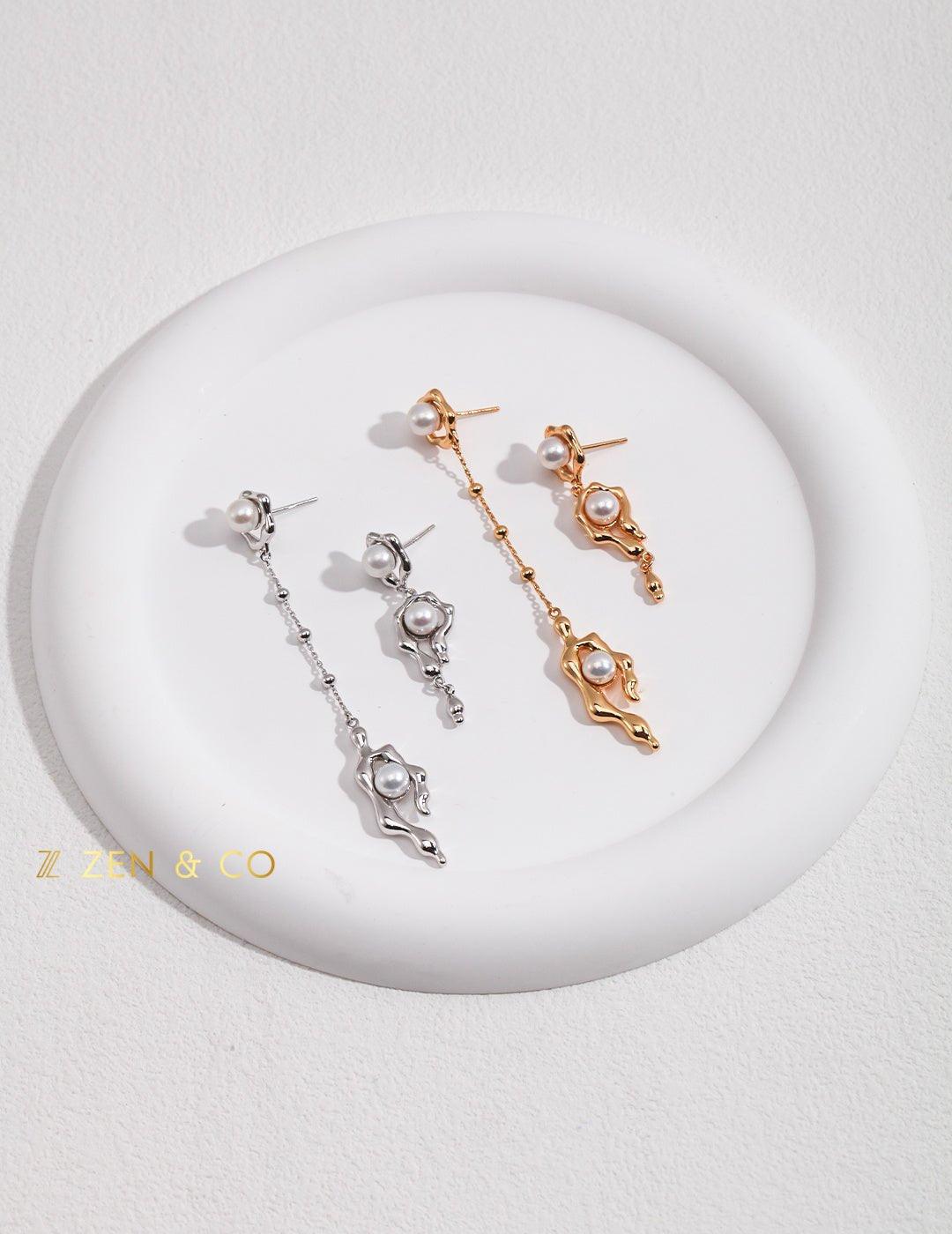 Asymmetric earrings - ZEN&CO Studio