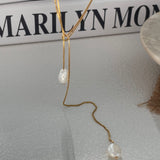 Collana con ciondolo lungo di perle POSY