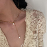 Collana con ciondolo lungo di perle POSY