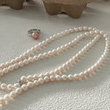CHANTAL Long Pearl Necklace