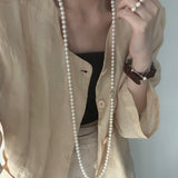 CHANTAL Long Pearl Necklace