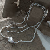 COCO Long Pearl Necklace