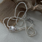 COCO Long Pearl Necklace