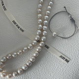 BRIANNA Round Pearl Necklace