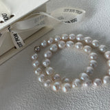 BRIANNA Round Pearl Necklace
