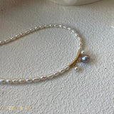 ZARINA Pearl pendant necklace