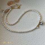 ZARINA Pearl pendant necklace
