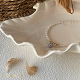 ZARINA Collana con pendente di perle