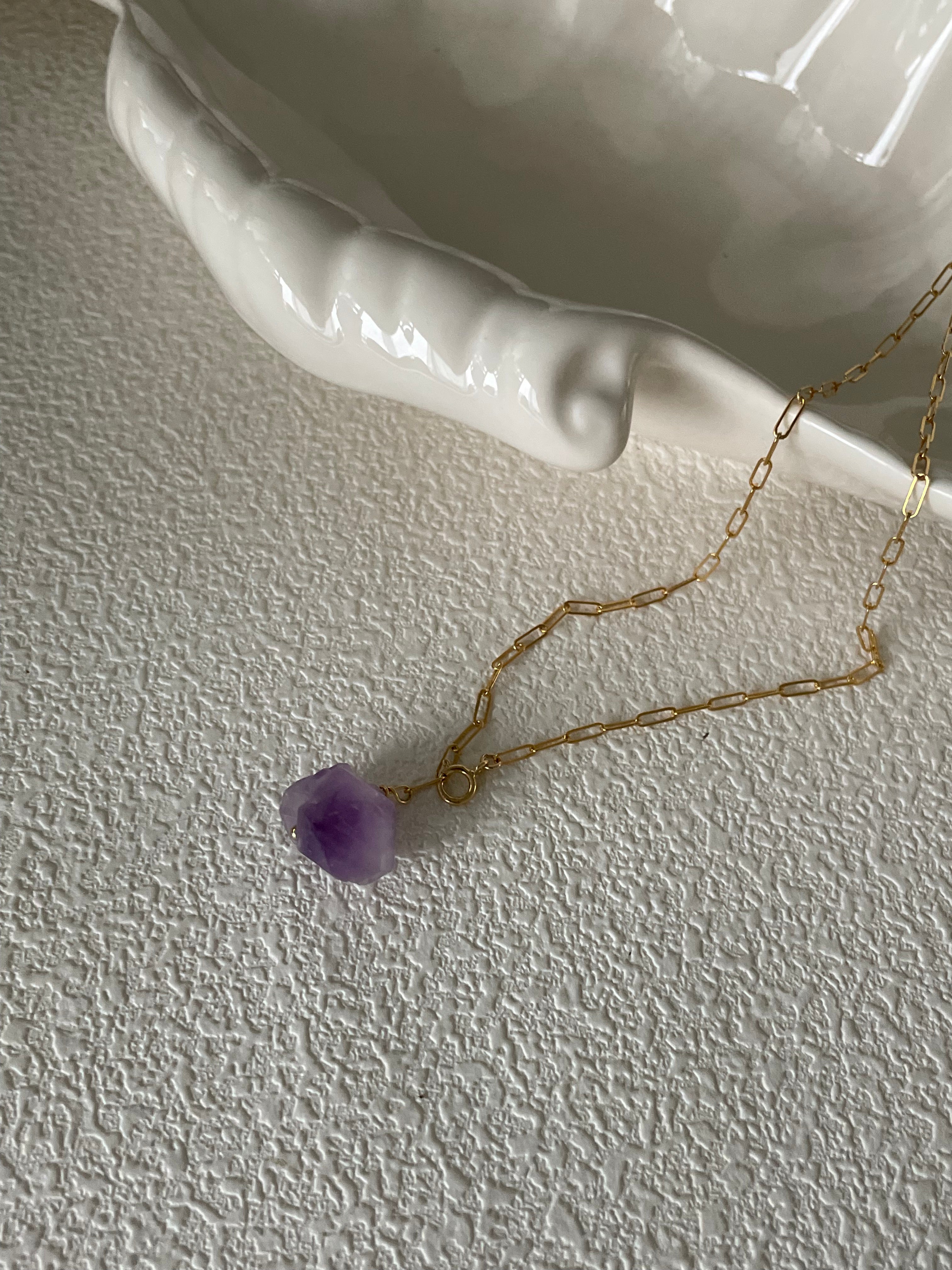 AMIRA Amethyst Pendant Necklace - ZEN&CO Studio