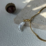 CALEENA Pearl Pendant Necklace